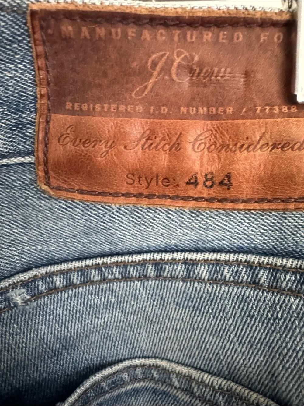 J. Crew Men's Slim Washed Blue Jeans